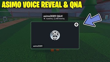 FULL @asimo3089 Q&A Session a.k.a Voice Reveal!! | Roblox Jailbreak