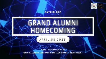 BNHS Alumni Homecoming 2023 Promotional Video