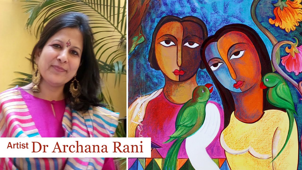 Artist Archana Rani Paintings | WAA - YouTube