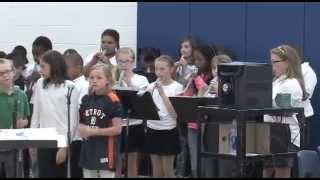 Dort Elementary Spring Band & Song Flute Concert 2014