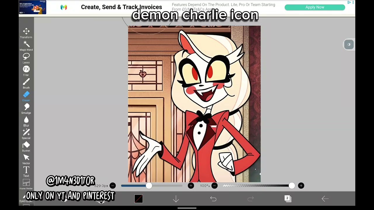 Demon charlie icon by me 