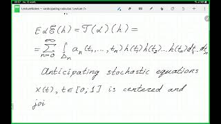 Anticipating stochastic calculus. Lecture 7.  Dorogovtsev A. A.