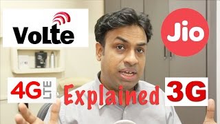 VOLTE, 4G LTE & 4G Networks Explained & Reliance Jio 4G screenshot 1