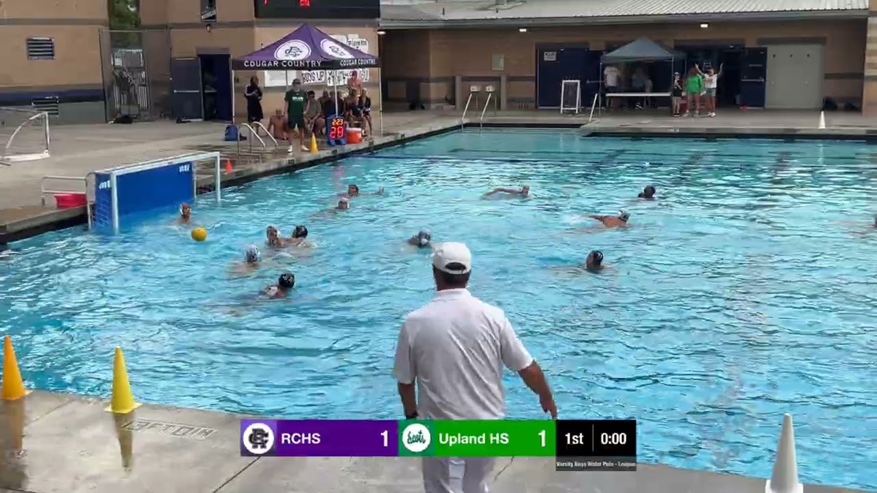 Varsity boys water polo RCHS Vs Upland HS￼