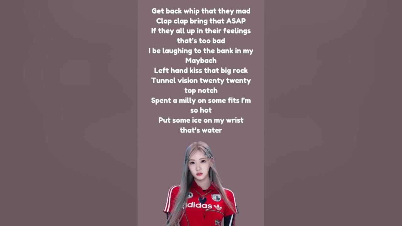 Babymonster "clik clak" Rami rap part lyrics #babymonster #clikclak #drip