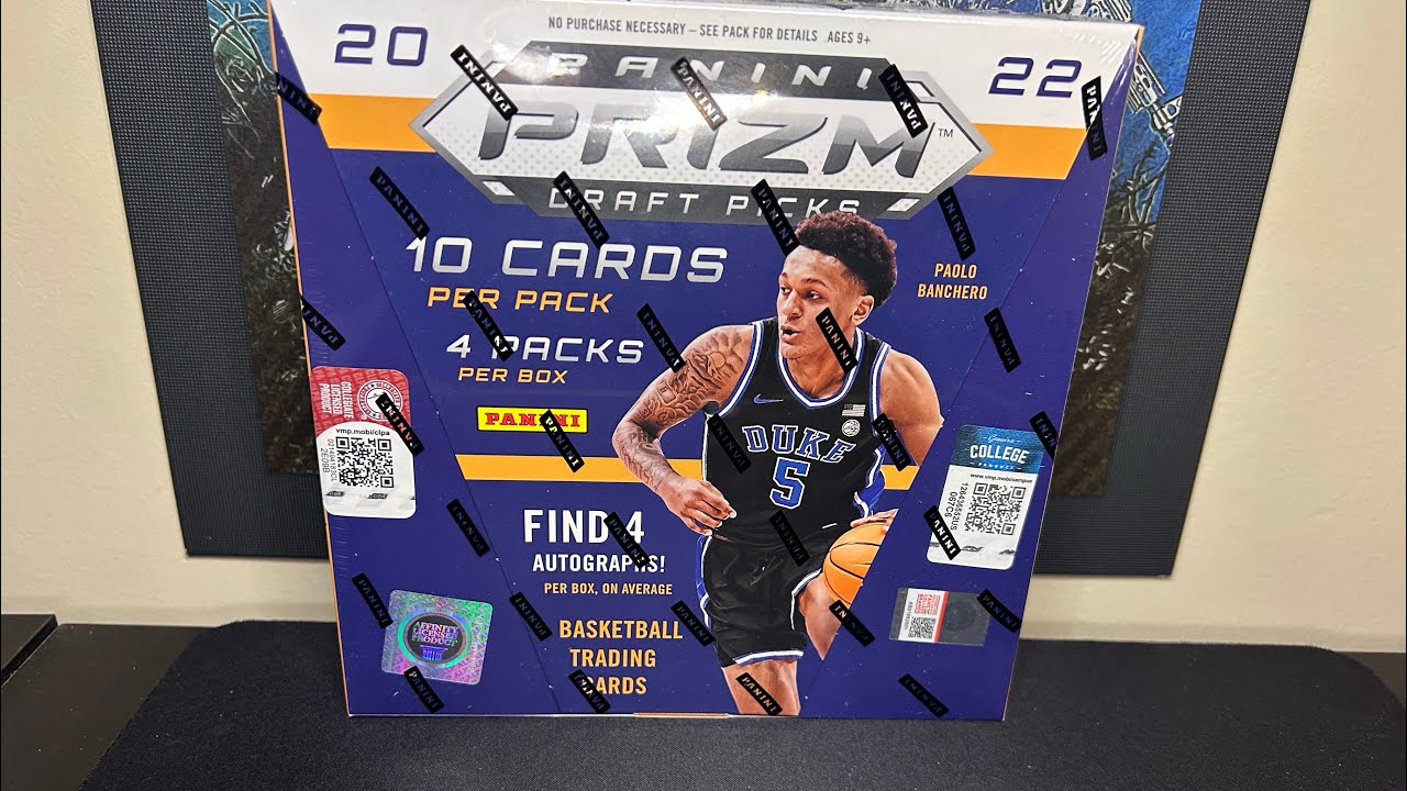 2022 NBA Prizm Draft Picks Hobby Box! NBA Legend Gold /10