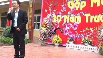 Lời phát biểu của cựu học sinh : TS Nguyễn Trọng Lực