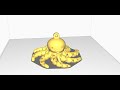 Octopus keychain live 3D printing ~5hours