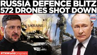 RUSSIA UNLEASHES FIRE: 159 Targets Hit As 572 Drones Intercepted In Massive Strike Wave