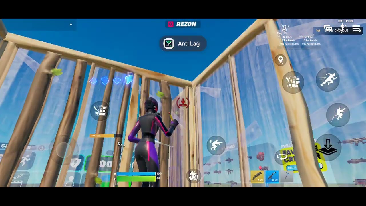 Me on my phone playing fortnite im so good bro  (totally)