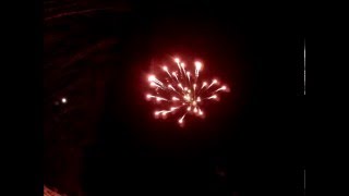 Homemade firework: 20mm rocket(2,5 inch shell) red wave