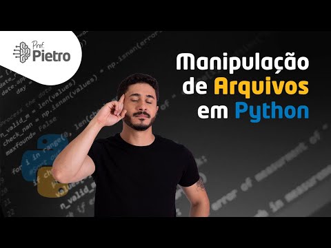 Manipulando arquivos (txt, csv, JSON, etc) [Curso de Python: Aula 25]