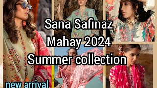 Sana Safinaz Mahay Summer collection 2024💫 ||Embroidered Collection || New Arrival _ VLOG 60