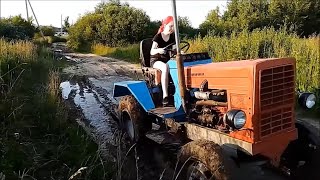 Самодельный трактор с дизелем Mercedes Как собирался homemade tractor