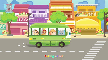 Nhạc Thiếu Nhi Hay 2019 - Xe Bus Sắc Màu |  Bé Học Màu Sắc Qua Bài Hát - Phim Hoạt Hình Hay 2019