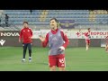 LIVE - Η προθέρμανση της ομάδας μας! / LIVE - The players are out for the warm-up!