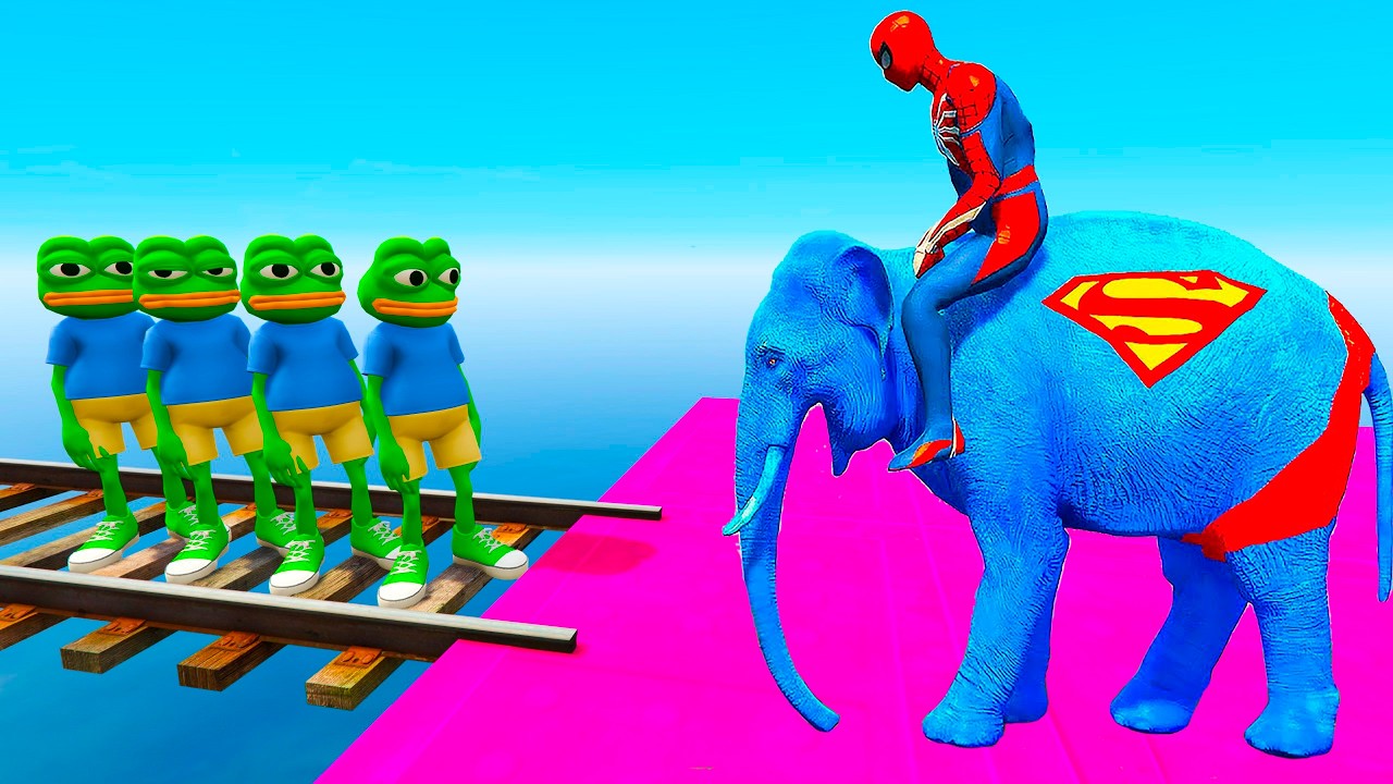 GTA 5 Epic Water Ragdolls Spiderman Jumps (Fails) ep. №2173