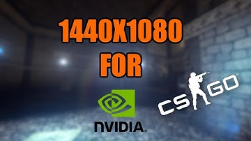 HOW TO PLAY CSGO IN 1440x1080 for NVIDIA| The Skin Doctor