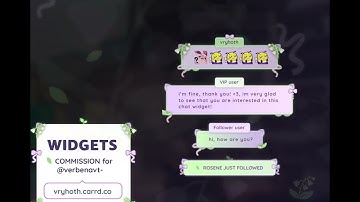 Chat Widget Commission - Streamelements