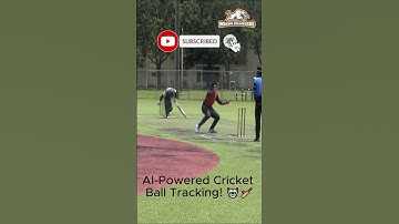 AI-Powered Cricket Ball Tracking! 🤖🏏 Precision Recognition and Analysis in Action 🎯⚡ #aiincricket