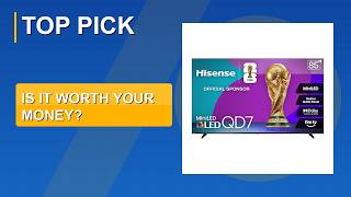 Hisense 85" Class QD7 Series Mini-LED 4K UHD Smart Fire TV (85QD7QF, 2025 Model)