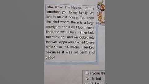 Class 1,Sub-Moral Science Ch-4, My dear family