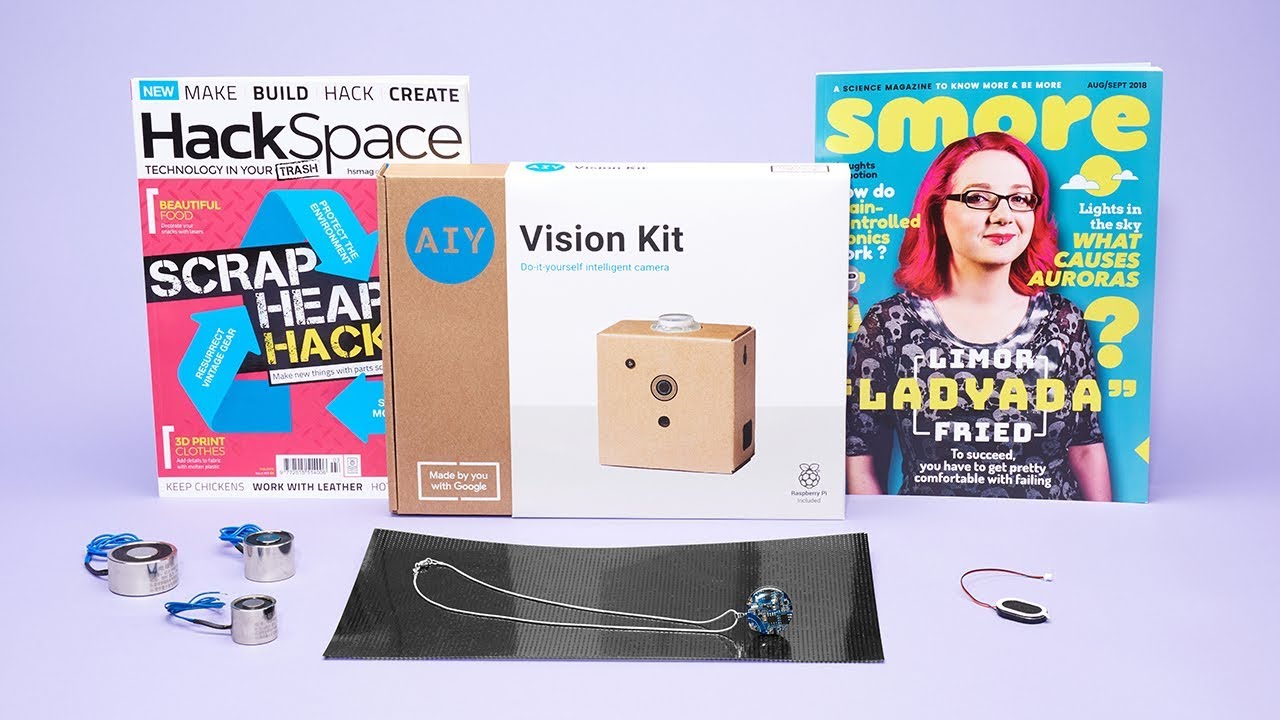 Google AIY Vision Full Kit - Includes Pi Zero WH [v1.1] : Adafruit 