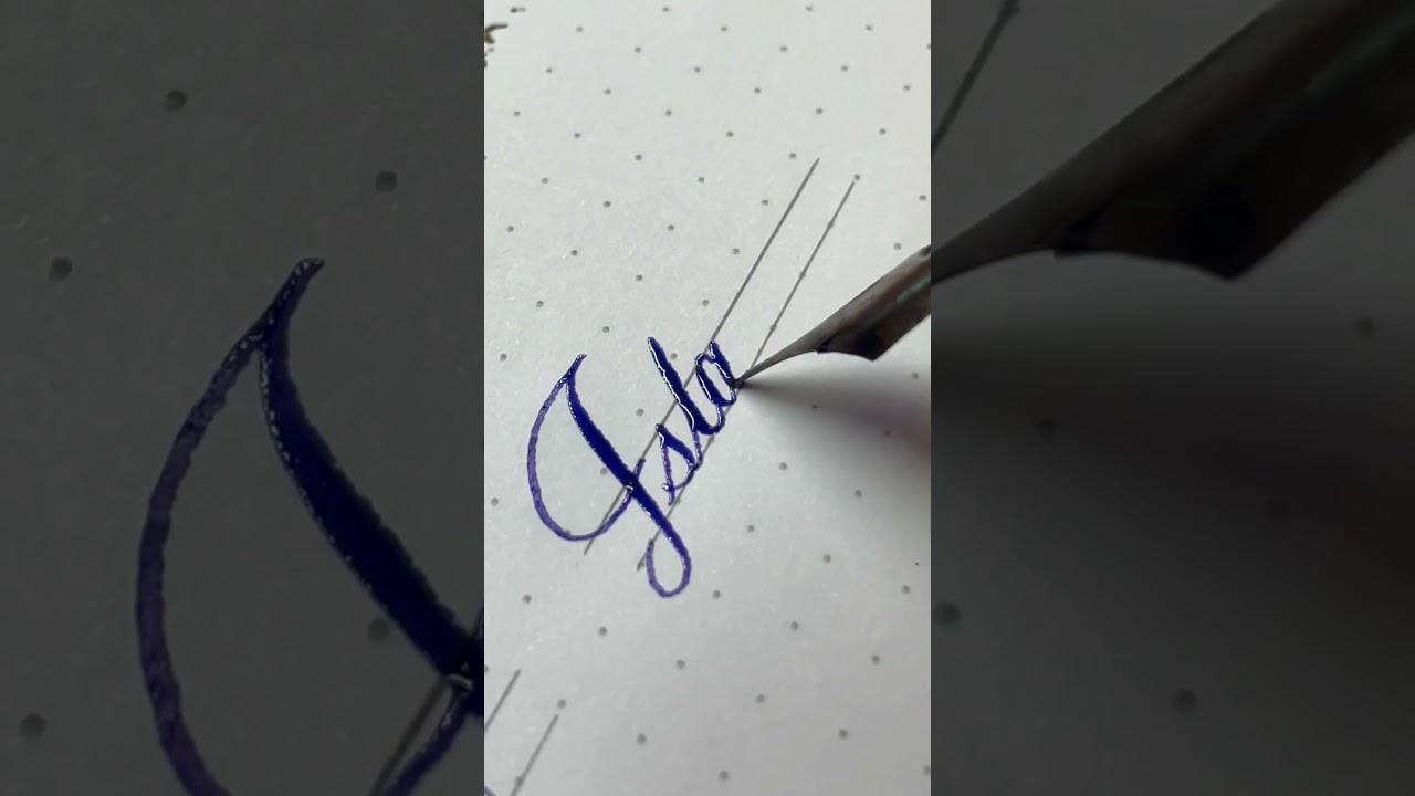 Islam - name handwriting with flex dip pen 