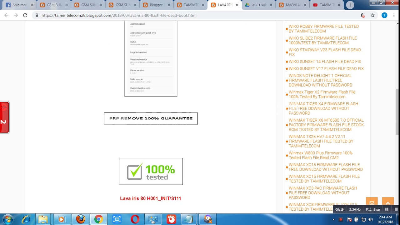 LAVA IRIS 80 FLASH FILE DEAD BOOT RECOVERY FRP REMOVE STOCK FIRMWARE ROM (FLASH FILE)