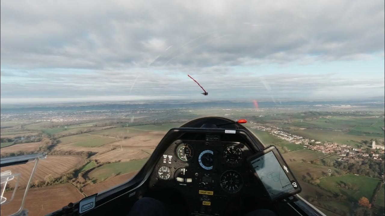 24th Glider Lesson Launch, Circuit and Landing YouTube
