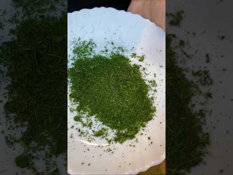 نعنع ناشف بدقيقتين ولونه اخضر بيجنن