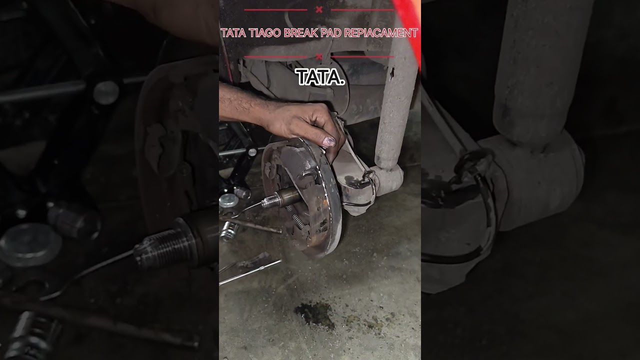 How To Remove Brake Pads .?/Tata Cars Brake Shoea Replacement.?