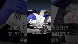 Whistleblower says USPS system Trump ordered for mail ballots is flawed and untested #Shorts