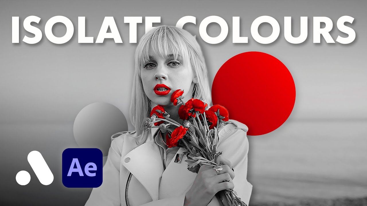 Isolate Any Colour in After Effects (Cinematic Black & White Effect)