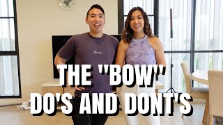 How to do the Bow Smoothly - Bachata Sensual Tutorial