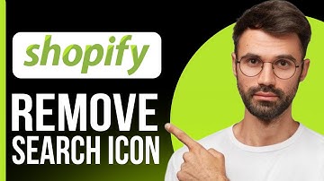 How to Remove Search Icon on Shopify  - 2025