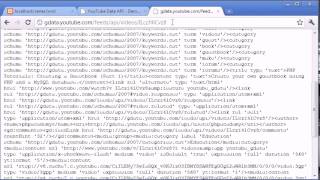 107   A YouTube XML Example
