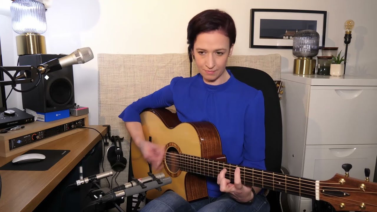 Oska Burman Guitars Baritone - Euro Spruce/Black Walnut demoed by Jenn Butterworth