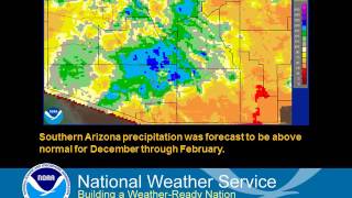 Celebrity Updated Weather Outlook for the Remainder of Winter and Early Spring for SE Arizona Wealth