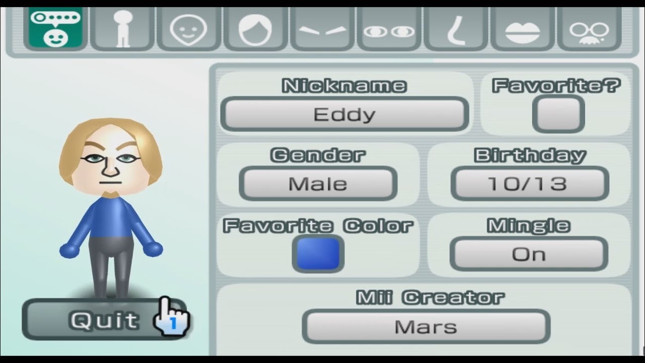 Eddy - Wii Sports - Mii 955 - YouTube