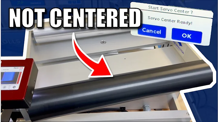 Electronic Web Guide Servo Center Tuning (Selectra Controller)