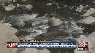 Search continues for missing swimmer in Kern River