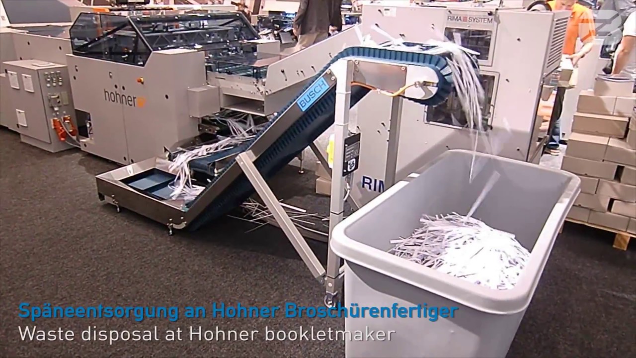 BUSCH Späneförderbänder Waste Conveyors Anwendungsbeispiele