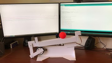 Arduino Ball Beam Balance Disturbance Rejection (Cascade Control)