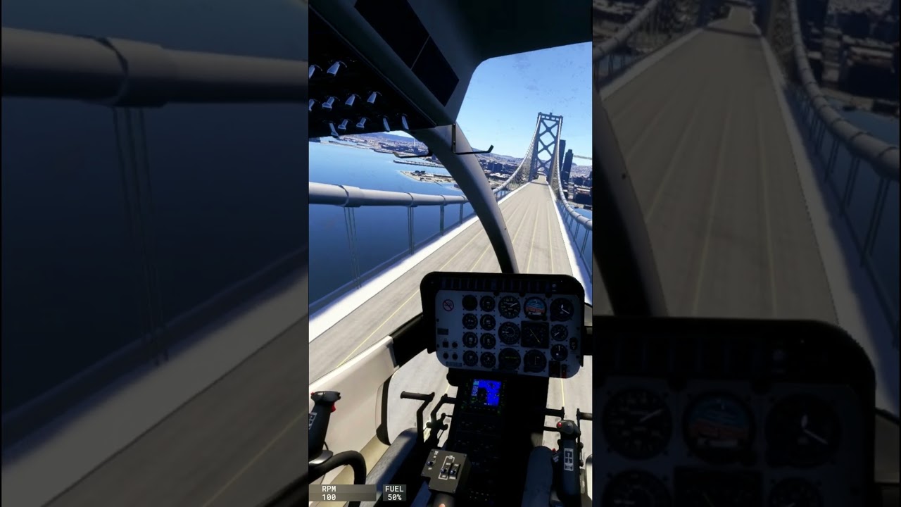 267-9/FANTASTIC SIMULATOR. BELL MODEL 407. SAN FRANCISCO. 