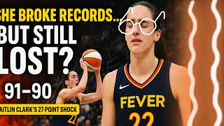 No One Saw It Coming I Caitlin Clark Rewrites WNBA History in Heartbreaking Thriller
