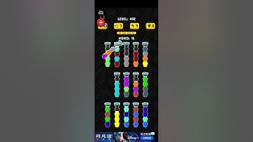 Color Water Sort 3D level 492