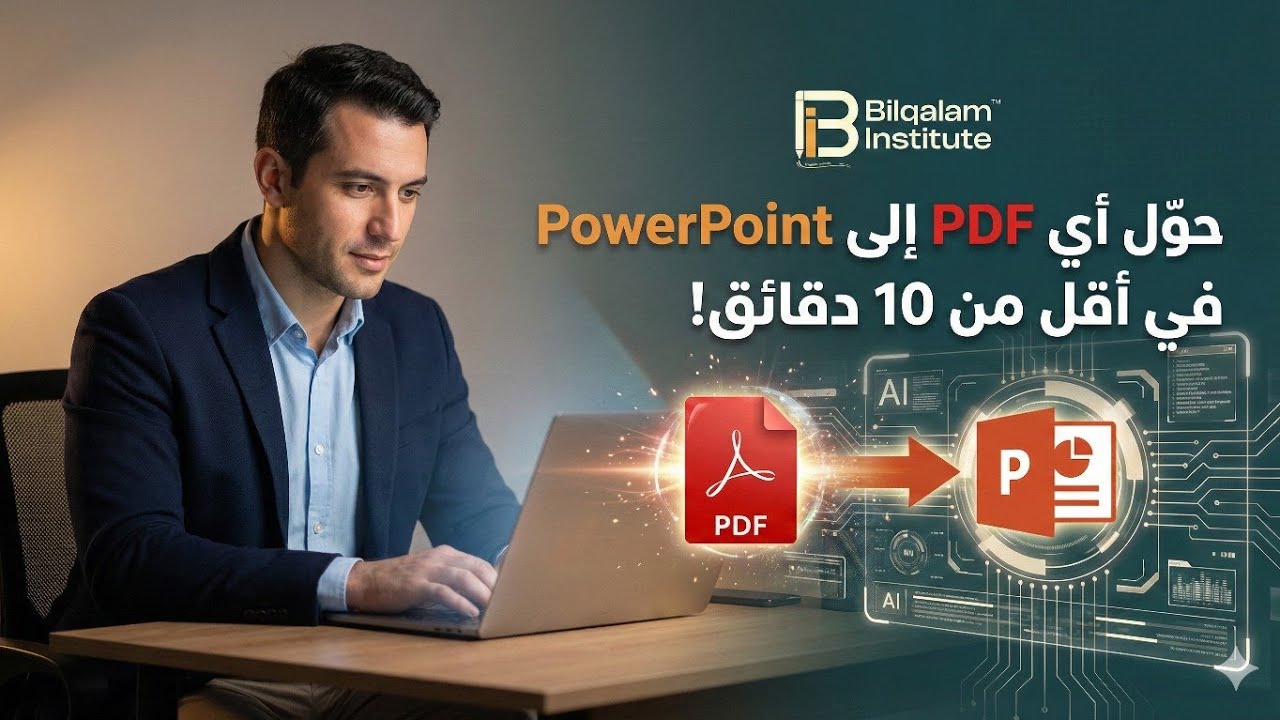 С помощью искусственного интеллекта преобразуйте любой PDF-файл в профессиональную презентацию Po...