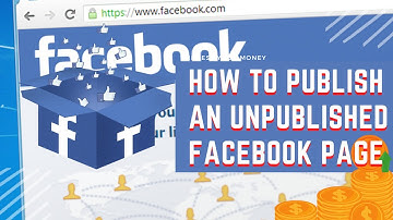 How to publish an unpublish facebook page