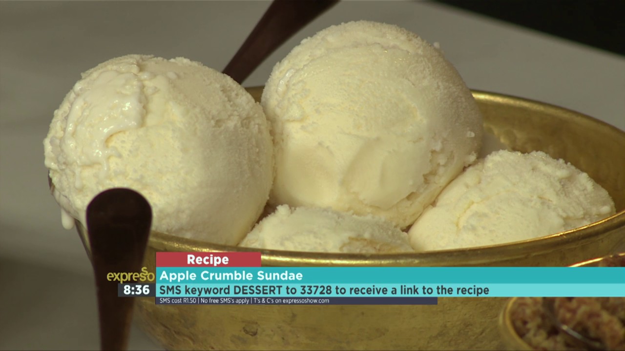 Apple Crumble Sundae YouTube